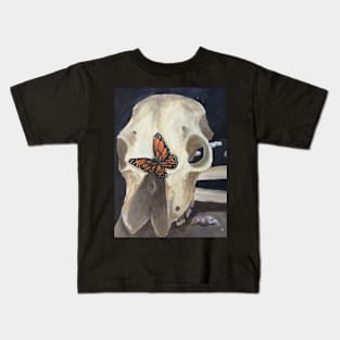 butterfly skull Kids T-Shirt